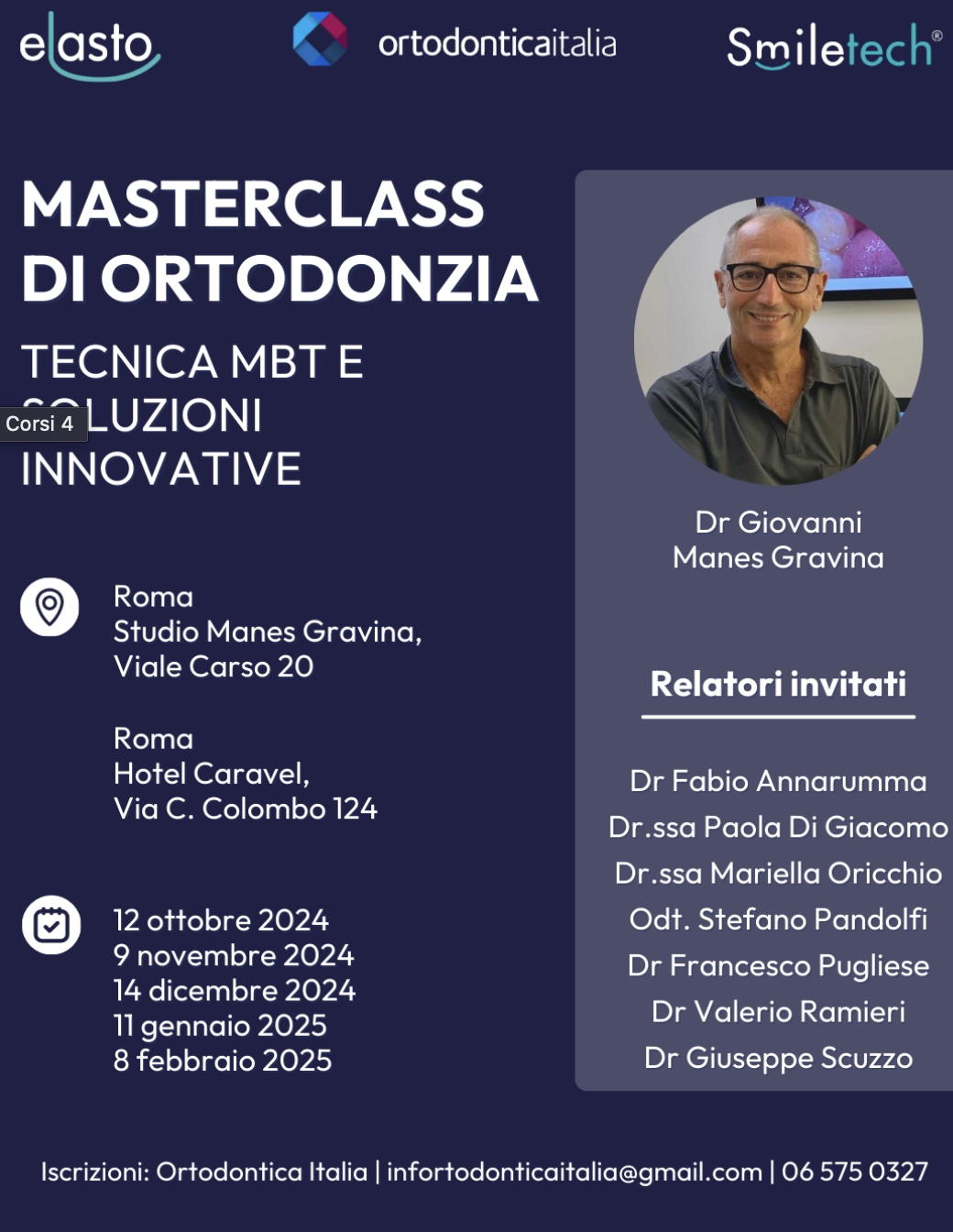 MASTERCLASS - ELASTO/SMILETECH DR MANES GRAVINA